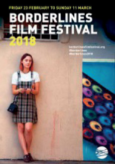2018 brochure cover - young woman standing against wall, arms crossed